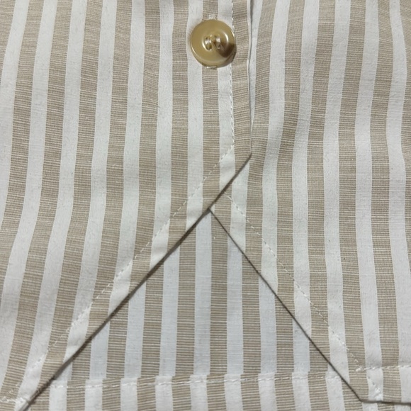 Pensioner Linen Striped women’s Vest XL relax for pit2pit 22” - Picture 5 of 6